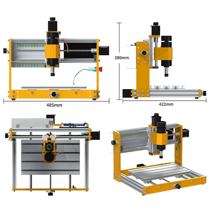 500W CNC Router Machine, CNC 3018 Pro MAX CNC Machine, All-Metal Milling Machine for Wood Acrylic MDF Fiber Carving Cutting