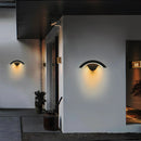 24W LED Modern Outdoor Wall Sconces,Warm White 3000K LED Wall Lamp, Outdoor Wall Light for Terrace Gardens Pathway