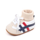 Spring And Autumn New Style Baby Shoes For 0-1 Year Old With Laces That Don't Come Off And Anti-Slip Design For Learning To Walk