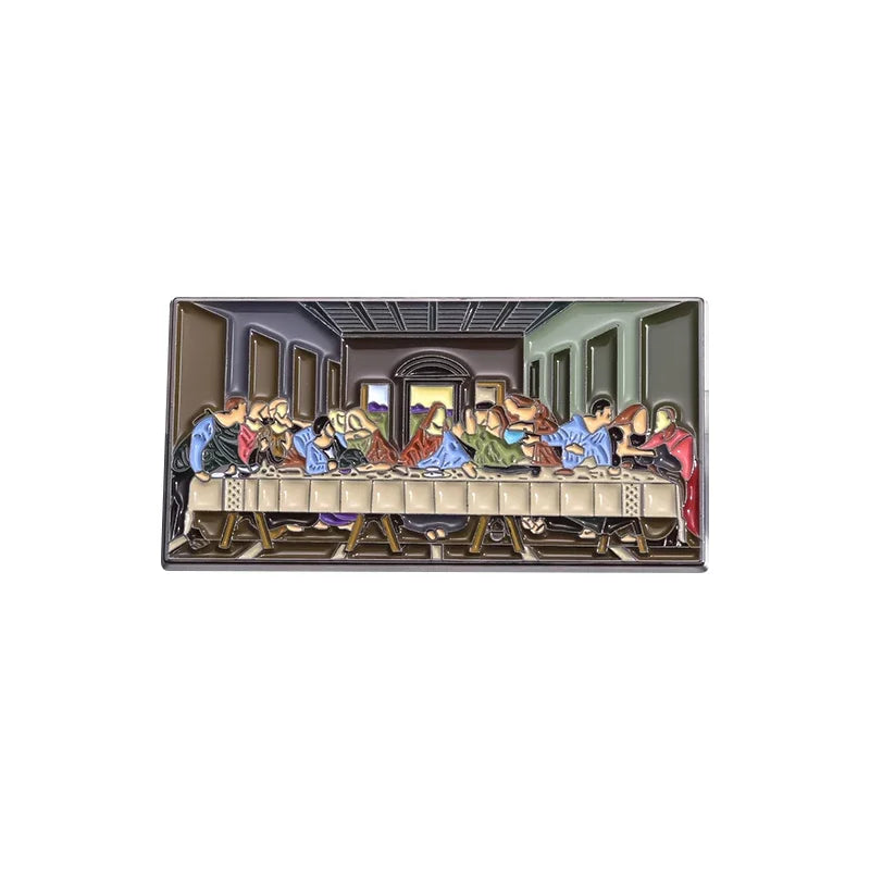 I Love Jesus Enamel Pin Christianity Religion Believers Live Forever Cross Easter Brooch Lapel Clothes Badge Love Faith Jewelry