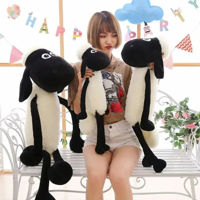 New Kawaii Soft Sheep Plush Toys Office Nap Pillow Home Comfort Cushion Cute Decor Christmas Gift Cotton Doll Stuffed Toy Pillow