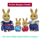 Easter Bunny 1:12 Simulation Forest Family Reindeer Panda Animal Dollhouse Figures Miniature Furniture Kitchen Accessories Gift