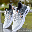 Summer Men's Shoes Ice Silk Mesh Breathable Casual Running Sports Shoes Trendy Student Anti-odor Rubber Upper Material