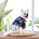 Hawaiian Style Summer Pet Shirt for Small Medium Dogs Chihuahua Yorkie Thin Breathable Vest Puppy Cat Beach T-Shirt Dog Costume