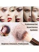 3pcs Makeup Brush Set, Including Angled Eyeliner Brush, Eyebrow Brush, And Ultra-Fine Eyeshadow Brush, Makeup Brush Set, Makeup Brush Kit, Makeup Brush Set, Full Makeup Brushes, Makeup Brush Set, Complete Makeup Tools, Makeup