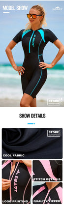 Summer Women Wetsuit Quick Dry One-Piece Swimsuits Sportswear Snorkeling Surfing Clothes Diving Suit Four seasons Workout Set