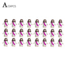 24/50/60pcs Mini Jesus Statue Easter Decoration Jesus Toys Figure Christ Religious Savior Jesus Doll Easter Supplies