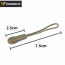 IDOGEAR Tactical Hook Handle Zipper Handle 3PCS Zipper Pull Drawstring 3952