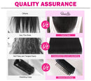 The Long Weave | 12A Straight Human Hair Bundles with HD Lace Closure