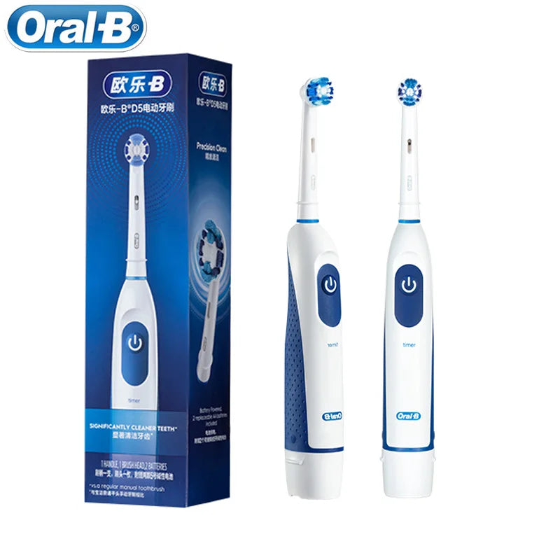 Oral B Sonic Electric Toothbrush Rotary Precision Deep Clean Teeth White DB4010 Adult Tooth Brush + 4/8 Replaceable Brush Head