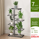Pflanzenständer Ständer für Blumen Eisen 6/7/8 Ebenen Pflanzenregal Pflanzenorganizer Aufbewahrung Pflanzenhalter Display-Ständer Gartendekoration