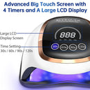 168W 42LEDs Nail Drying Lamp For Manicure Professional Led UV Drying Lamp With Auto Sensor Smart Nail Salon Equipment Tools