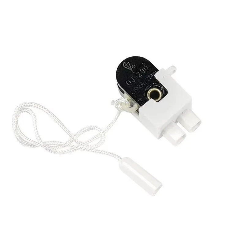 2 Pcs Repair Replacement Lamp Switches Cord-operated Switch For Office Single Pull Control Switch Eu Wall Led Lamp Light Cable