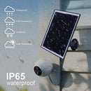 20W Camera Solar Charging Panel For EufyCam 3/3C Security Camera Micro USB/Type-C 360 Adjustable IP65 Waterproof for iPad