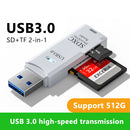 2 in 1 USB 3.0 2.0 Card Reader Micro sd card Reader Usb Adapter High Speed Cardreader TF Memory Card For PC Laptops Accessories