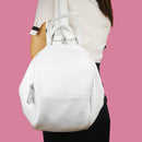 AODUX Full Grain Genuine Leather Women White Blue Red Yellow Backpack Top Layer Cowhide Ladies First Layer Cow Leather Backpacks