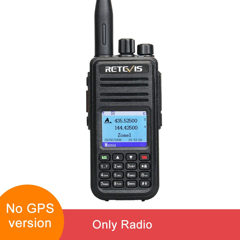 Retevis RT3S DMR Digital Walkie Talkie Ham Radio Stations Walkie-talkies Professional Amateur Two-Way Radio VHF UHF GPS APRS 5W