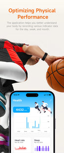 The Silent Companion | Screenless Health Smart Band with Heart Rate & Sleep Monitoring