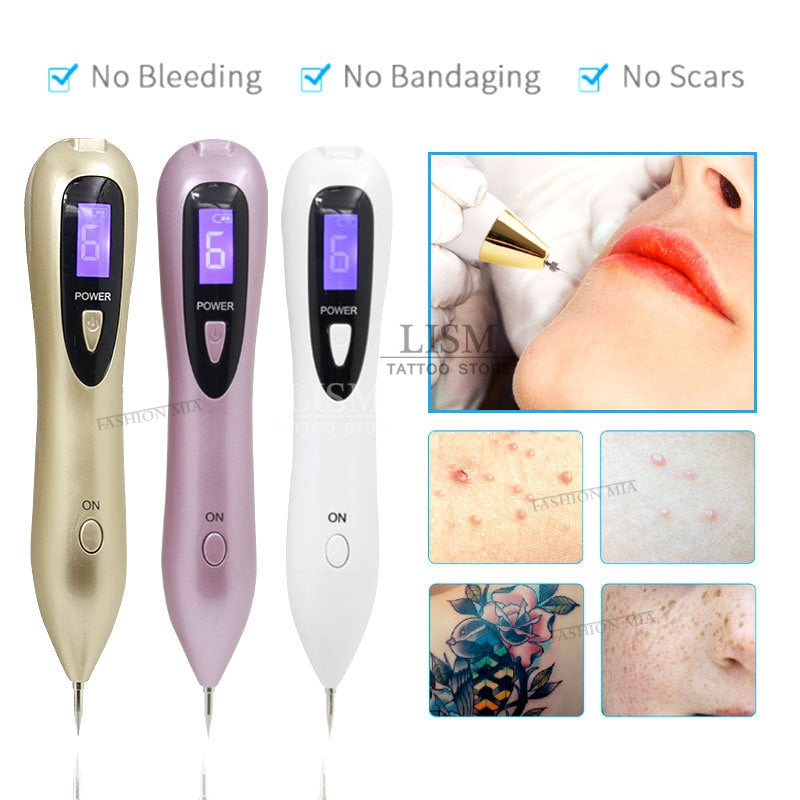 6 level Spot Remover Laser Plasma Pen Skin Care Mole Removal Dark  Skin Wart Tattoo Removal Tool Laser Plasma Beauty Care gun