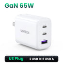 UGREEN 65W PD Fast Charger | Dual Type-C & USB-A Hub