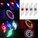 Bicycle Wheel Spoke Light 3-mode LED Neon Light Waterproof Safety Warning Light Easy To Install Cycling Accessories with Battery