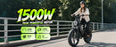 The Dust Maker | 1500W Fat-Tire Electric Bike 48V 15Ah 50-Mile Range