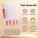 Electric Hair Oil Applicator 2 in 1 Hair Scalp Massager Brush Scalp Applicator Comb for Hair Growth Treatment Salon Care Device