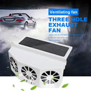 3-Head Cooling Fan USB Powered Car Air Purifier Radiator Fan Window Vent Cool Ventilation Interior Accessories