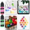 30 Farben Kerzenfarbstoff Pigment Aromatherapie Flüssigfarbstoff Pigment DIY Kerzenform Seifenfarbstoff Handwerk Harzpigment