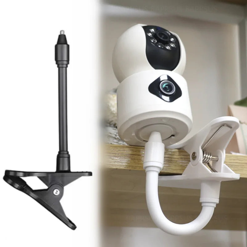 Clip Mount Stand For Xiaomi Monitoring Camera Home Baby Monitor Camera Holder Flexible Twist Mounting Kit Attaches to Crib New