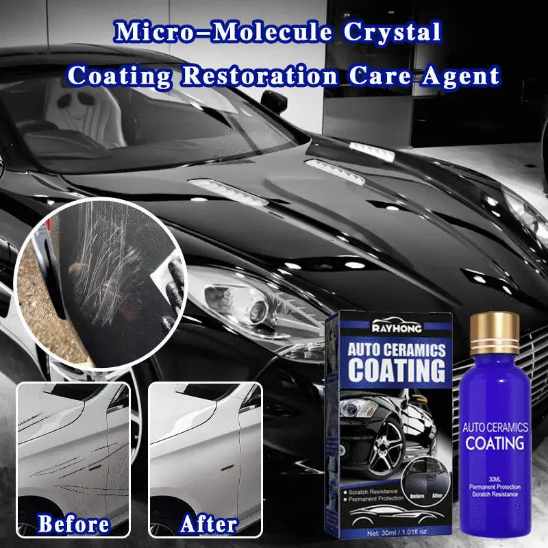 Car Cleaning Paint Plating Solution Micro-Molecule Crystal Coating Restoration Care Agent Car Protective Ceramic Spray Coating