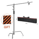 Photography Light Stand C-Stand Magic Leg Lamp Holder With pulley Adjustable Metal Tripod For Photography Photo Studio Softbox