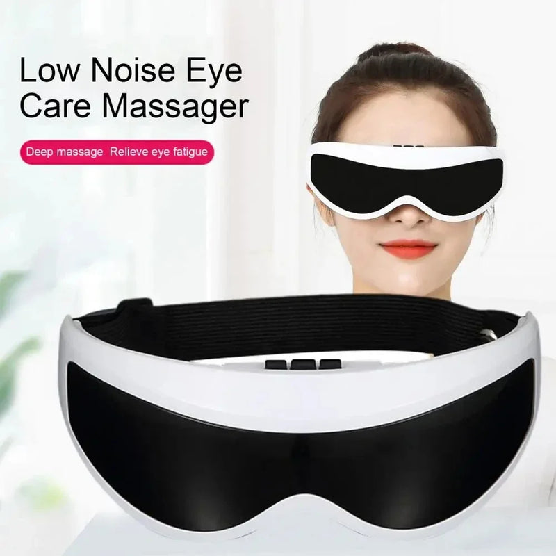 Electric Eye Massager Mask Migraine Eyes Vision Improvement Forehead Eye Care Glasses Massage Wireless Vibration Health Care