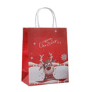 6pcs/12pcs Kraft Paper Christmas Gift Bags 2023 New Year Christmas Decoration Holiday Party Children Candy Cookie Packaging Bag