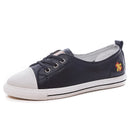 The 'Canvas' Leather Vulcanized Slip-On