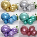 5/10/12/18 Inch Metallic Balloon Chrome Mermaid Theme Metal Air Latex Balloons Wedding Birthday Party Decoration Baby Shower