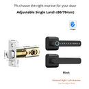 Entrance Auto Lock ttlock App Remote Control Smart Lock Latch Fingerprint Passcode Home Wooden Door Lock Handle for Office home