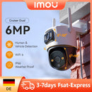 IMOU Cruiser Dual Lens 6MP PT Camera AI Vehicle Detection Smart Color Night Vision Home Security Surveillance Outdoor Camera
