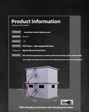 1/64 Diorama Car Parking Lot Model LED Light Underground Double-layer Car Garage Scene Model Display