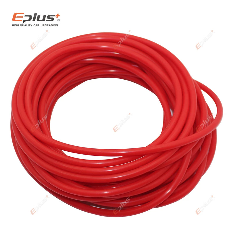 EPLUS Universal Hyperthermia Flame Retardant Silicone Silicone Hose Vacuum Tube Steam Pipe Water Pipes Red 3mm 4mm 6mm 8mm 10mm