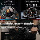 2026 New T-REX3 Outdoor Smart Watch Men 1100mAh Large Battery Bluetooth Call Compass 1.7-inch LED Flashlight Waterproof Watches