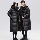 The Obsidian Down | Hand-Crafted Shiny Puffer with White Duck Down Insulation
