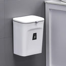 【Lifeideas】Door Hanging Trash Can Kitchen Bathroom Toilet Waste Storage with Inner Barrel Wall Mounted Garbage Rubbish Bin