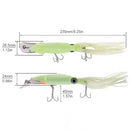 1PCS Lifelike Octopus Fishing Lure With Treble Hook And Jigs Peche 14cm 39G Luminous Squid Jigs Artificial Bait For Fishing Sea