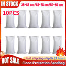 10PCS/lot Flood Protection Sandbag Reusable Polypropylene Plastic Sandbag for Flood Rescue Soil Filling Bags Survival Escape kit