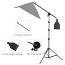 Photography 2M Tripod  2-in-1 Light Stand with 1.4M Boom Arm And Empty Sandbag For Photo Studio Supporting Softbox Ring Light