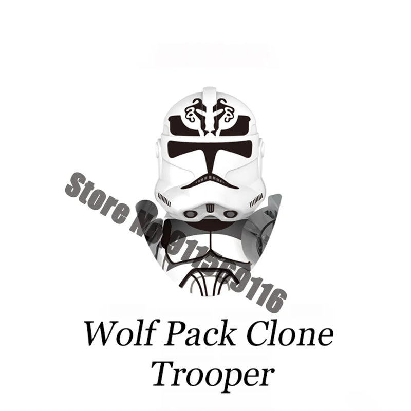 ARC Clone Troopers Building Blocks LUKE Skywalker Mandalorians Boba Fett Palpatine Yoda R2D2 Bricks Action Figures Toys