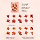 20pcs/lot Kawaii Stationery Stickers  A Poem of Flowers Junk journaling stickers Planner Decorative Mobile Scrapbooking Supplies