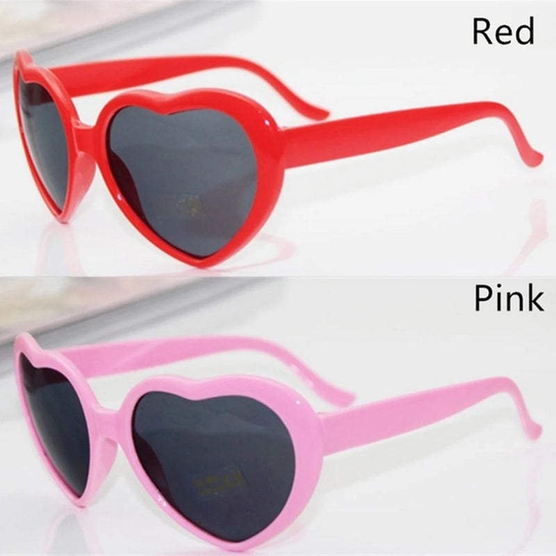 Heart-shaped Special Effect Glasses Heart Diffraction Glasses Lights Become Love Image Fashion Creative Gifts