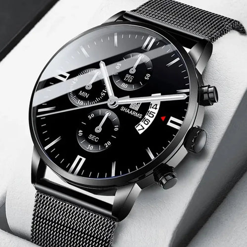 Business Herrenuhr Marke Luxus Herren Quarzuhren Minimalistisches lässiges Lederarmband Digitale Kalender Armbanduhr Herrenuhr